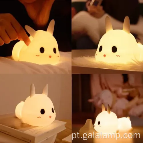 Adorável luz noturna com tema de animal para quarto de bebê